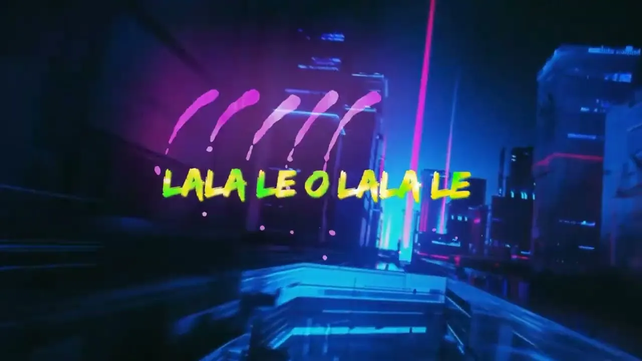Still from Lala Le, Lyric Video